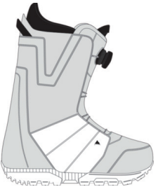 25/26BURTON雪鞋M MOTO BOA GRAY CLOUD