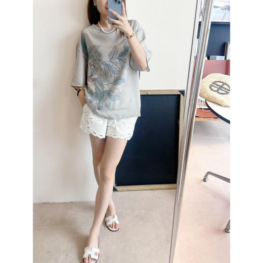 2507315    之禾 圆领五分袖上衣 商品图4