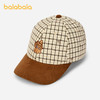 【商场同款】巴拉巴拉儿童帽子男女童棒球帽舒适格子图案时尚复古 商品缩略图2