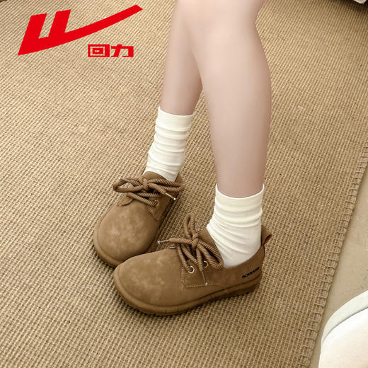 回力勃肯鞋女厚底2025新款春季女鞋博肯全包单鞋孕妇一脚蹬小皮鞋 WXP(WZ)-1649 商品图3