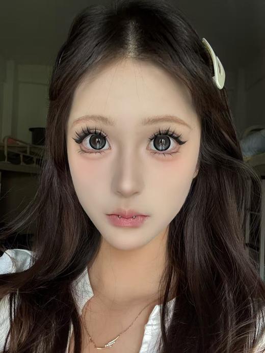 <大直径>Liliyacon-笨蛋比熊 灰-14.5mm【日抛六片装/半年抛 0-1000度 含525/575】 商品图3