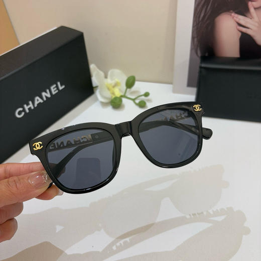 夏季特惠💰210 CHANEL 香奈儿 早春款小香风太阳镜 时尚潮流氛围复古防紫外线墨镜！ 商品图2