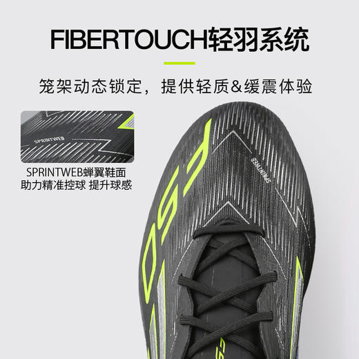 小李子ADIDAS阿迪达斯F50 ELITE高端FG长钉足球鞋成人男JH7616 商品图1