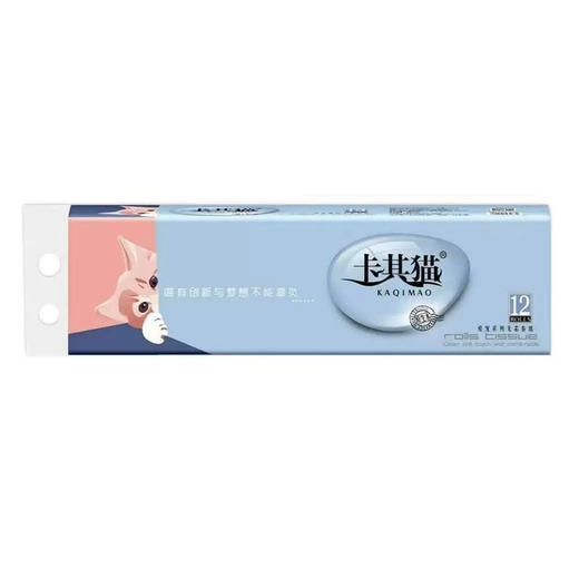 卡其猫5层12卷国潮系列卷纸2000克Y2000（6975266691917） 商品图0