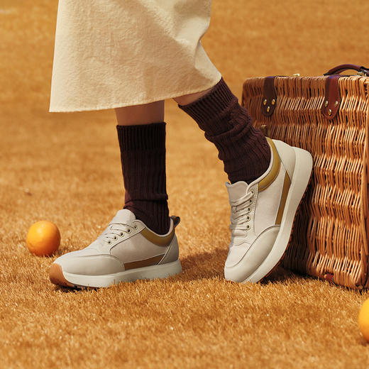 Pansy盼喜日本女鞋轻便透气百搭休闲运动鞋 商品图0