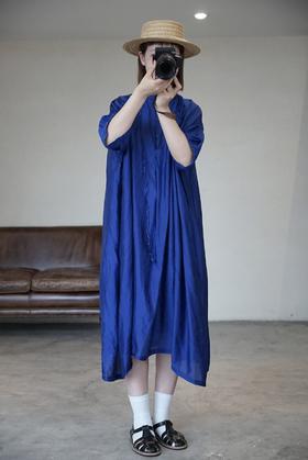 Manuelle Guibal 2色衬领连衣裙