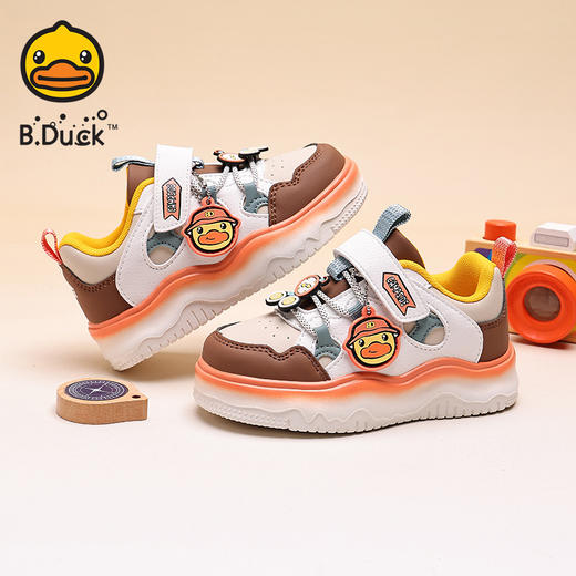 B.Duck小黄鸭童鞋春秋儿童板鞋26-33 B3686836 商品图0