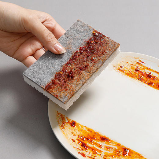 【批发】美丽雅 木桨海绵复合百洁刷4片入 商品图5