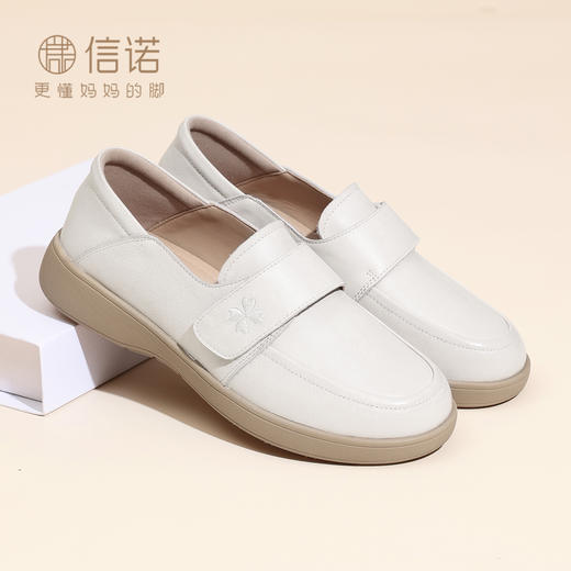 妈妈鞋中老年软底舒适真皮单鞋不累脚通勤皮鞋女2025秋季新款已上架 商品图2