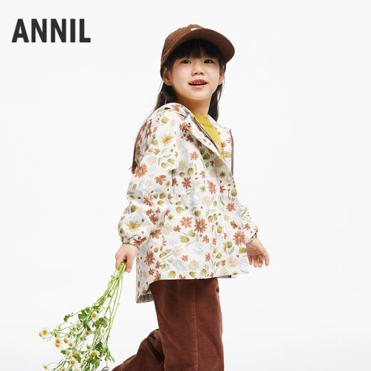 【实体店同款】女童风衣外套秋季新款安奈儿童装TG535600 商品图1