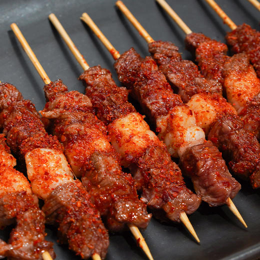 西鲜记 盐池滩羊 满足感羔羊肉串量贩装 27串（810g） 商品图4