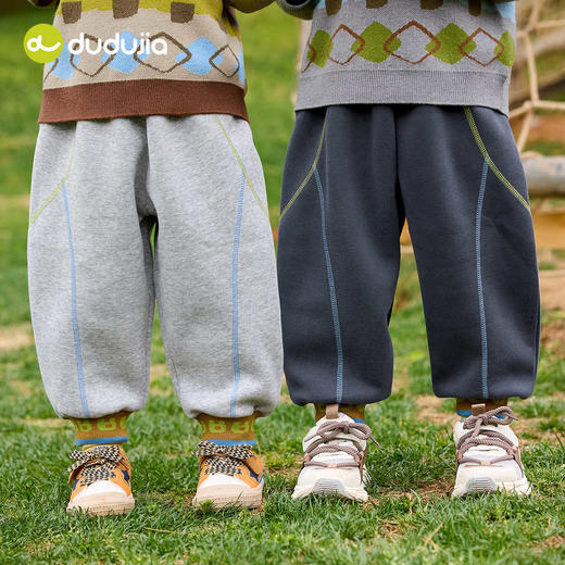 【新品】嘟嘟家儿童慢跑裤秋季男童休闲裤25秋款女童运动裤宝宝裤子童装潮 商品图4