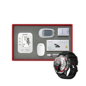 鱼跃 健康礼盒系列-家庭保健6件套（B型）+ AGEFIT智能手表 HK08 【HSZG20.0】