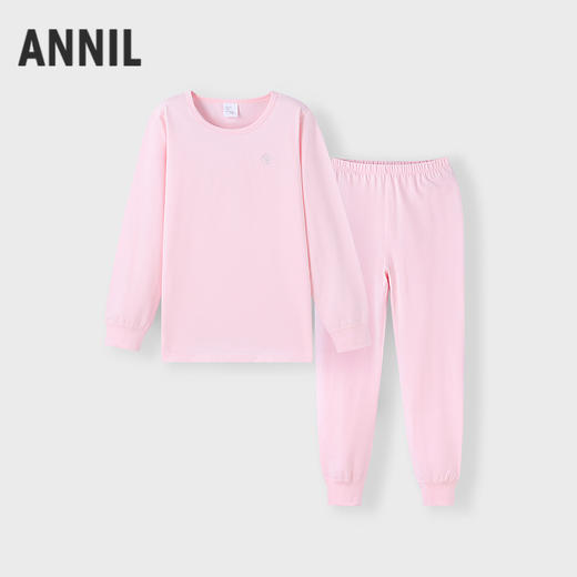 【磨毛棉感套装】男女童秋衣裤套装秋季新款安奈儿童装JM537592 商品图1
