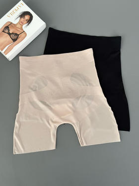 719-3  La新款蝉翼轻薄收腹安全裤 一裤多穿 提臀轻收腹+内裤+安全裤 两条装