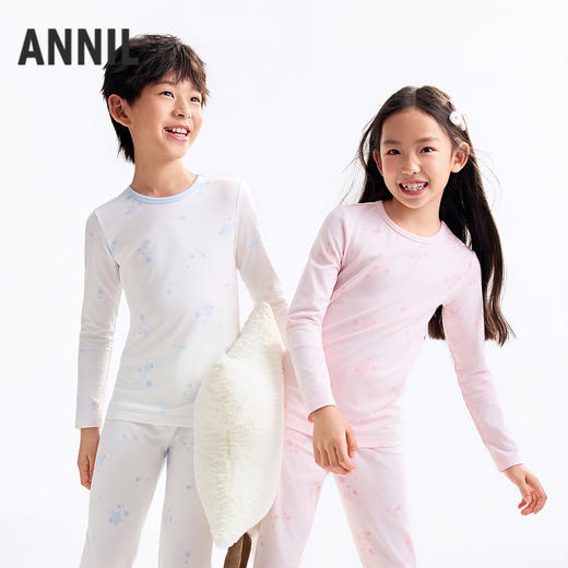【实体店同款】男女童秋衣裤套装秋季新款安奈儿童装JM537263 商品图1