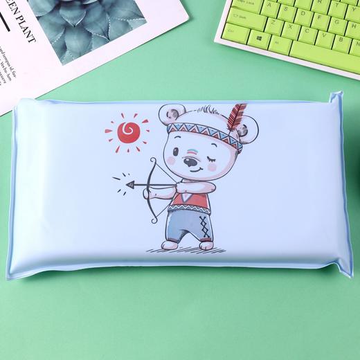 【物理降温，即用即冷！】夏季卡通海绵冰枕凉枕 降温冰垫免注水 学生午睡冰垫水枕头制定凉垫-QA 商品图13