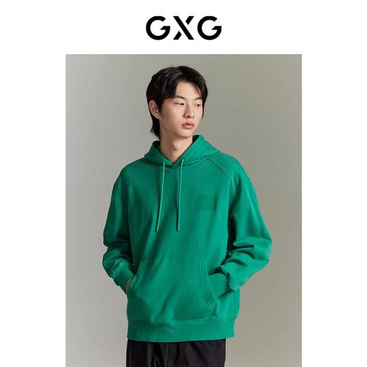 GXG男装 双色卫衣立体印花中廓潮流连帽时尚卫衣 GEX13114133 商品图2