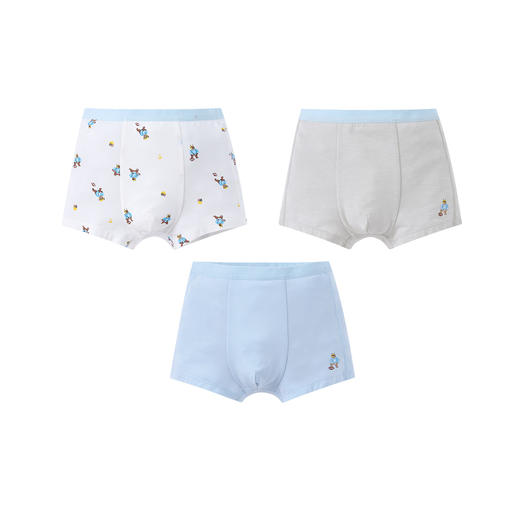 【实体店同款】男童平角裤三件装秋季新款安奈儿童装JB537227 商品图4