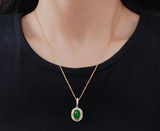 1.98ct蛋面祖母绿吊坠 商品图4