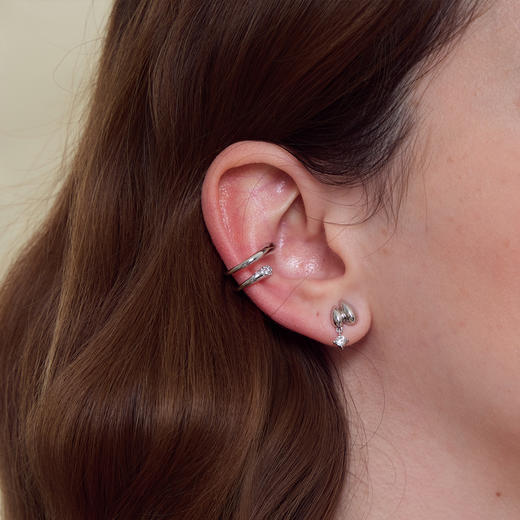 ARSIS｜流光系列 流光双层耳骨夹单只 商品图3