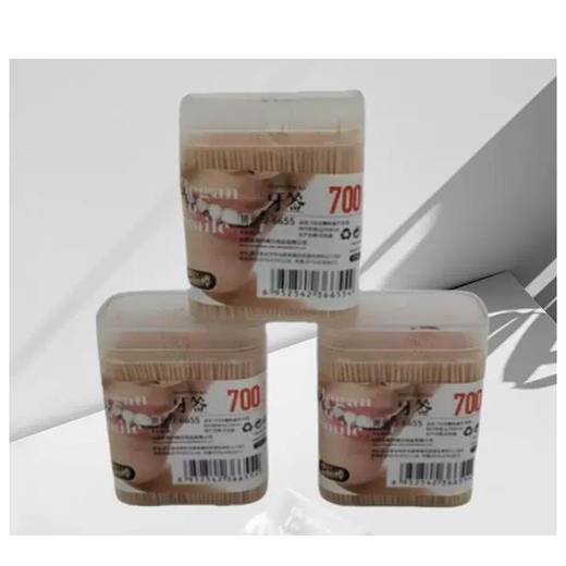 金悟棒700支圆角长方牙签（6952542300565） 商品图0