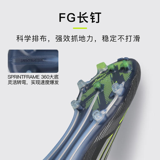 小李子ADIDAS阿迪达斯F50 ELITE高端FG长钉足球鞋成人男JH7616 商品图2