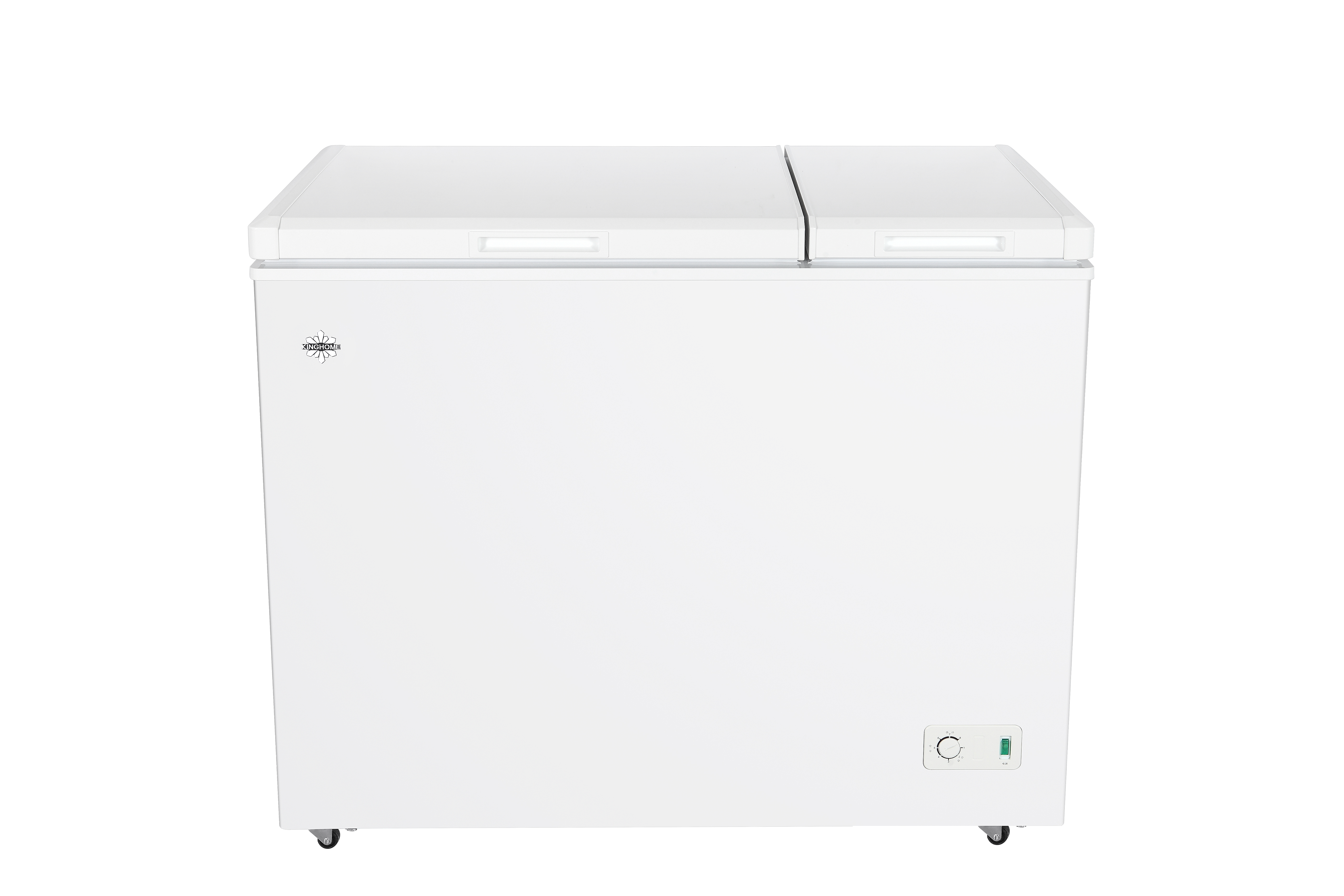 格力晶弘冰柜 双温柜 205L 一机六用 快速冷冻 BCD-205D2/白色