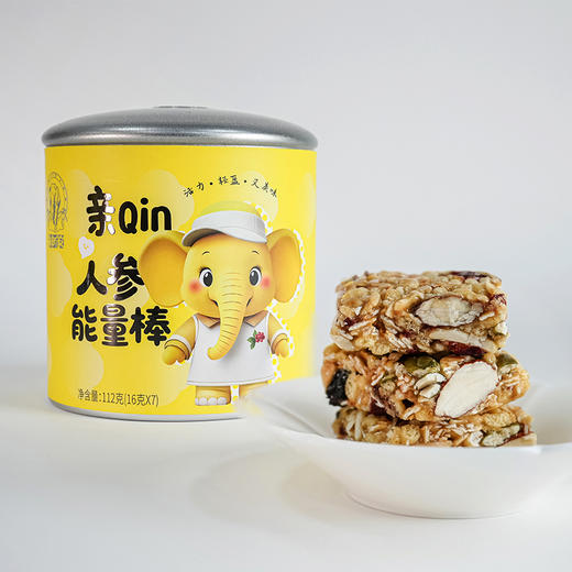 上药神象 人参能量棒112克一罐 高蛋白 高能量 商品图1