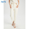 NUTS商场同款夏季白色简约休闲高腰直筒九分牛仔裤421112255 商品缩略图0
