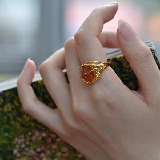 五谷丰登芬达石戒【现货14#/定制40天】 商品图4