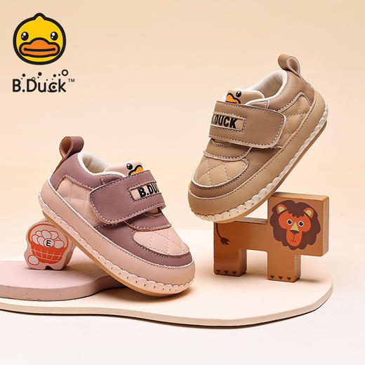 B.Duck小黄鸭童鞋春秋步前鞋12-18 B3686935 商品图0