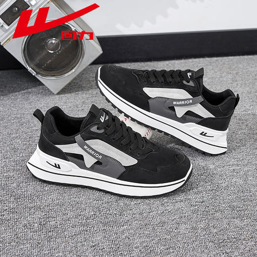 回力运动休闲鞋男鞋2025春季新款男士舒适软底皮面减震时尚潮流鞋WXY(S)-4618L 商品图8