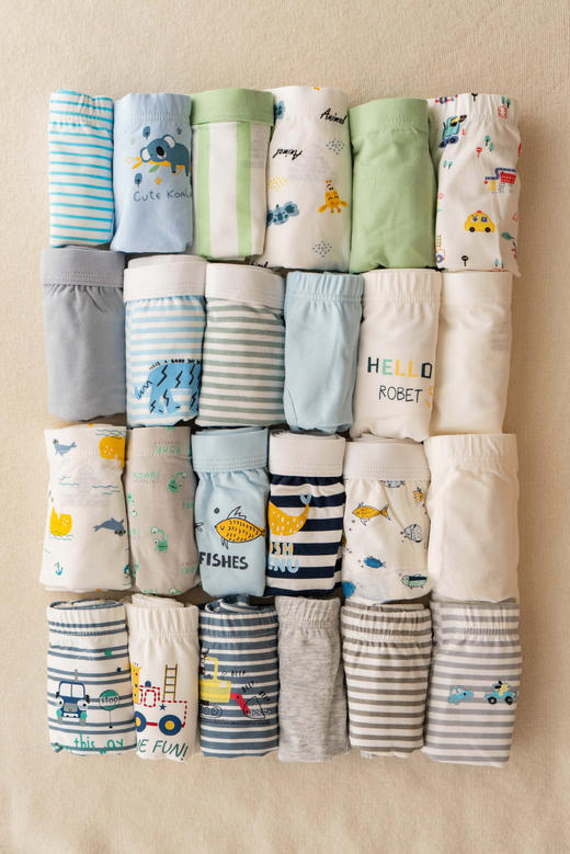 【39.9元/6条】笑乐屋儿童3A级纯棉内裤男童女童平角内裤三角内裤 商品图1