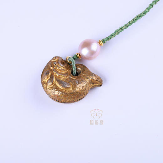 【年年有余】银鎏金龙头鱼挂饰  ZX2507063 商品图6