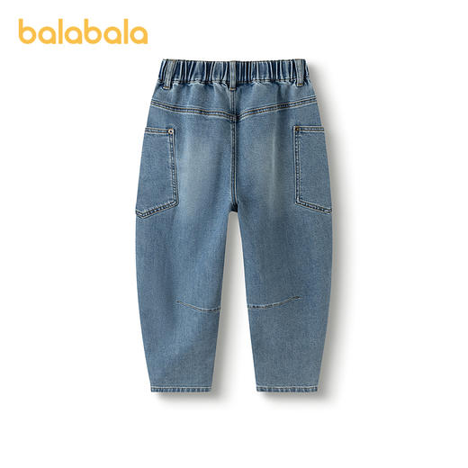 【商场同款】巴拉巴拉童装男童长裤儿童裤子2025新款秋牛仔弯刀裤 商品图2