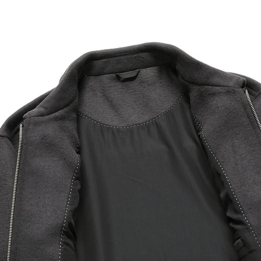 【含绵羊毛】圣得西男士毛呢夹克2025秋季新款保暖舒适翻领外套 商品图10