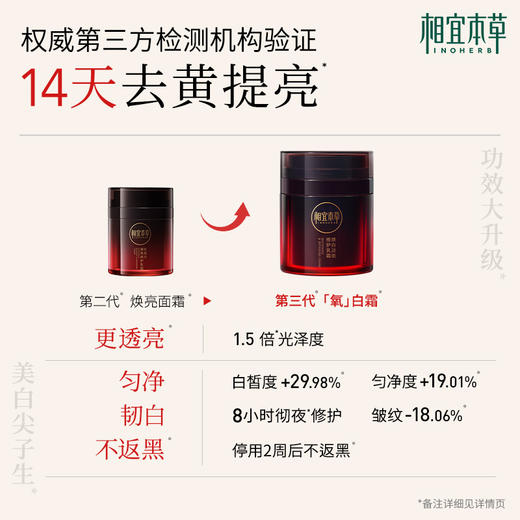 【溯源专享】红景天「氧」白霜50g+同款替换芯50g+3片龙胆乳液面膜 商品图2