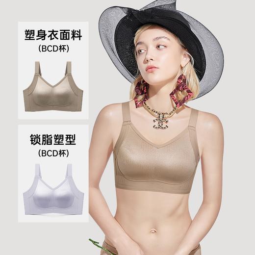 D1-【2件装】【B-F杯】【大胸显小 兔耳朵】运动级别锁脂塑型文胸（升级无痕果冻条+双胶骨侧收+弹力薄丈巾分区侧托+W承托卡带+高塑面料+侧比双层贴合收副乳） 大胸熨斗 商品图2