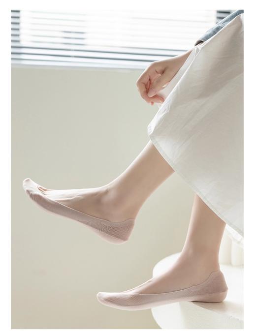 （买一送一）网孔超薄浅口圈胶隐形袜AS4038 商品图5