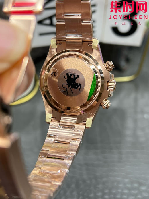 劳力士宇宙计型 VS迪通拿4131配重版 VS迪通拿全玫金款 配重版 男士腕表 丹东4131机 m126505-0001 商品图6