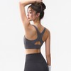 【限时秒】YOGACODE【火树银花系列】无痕复合一体式运动内衣女外穿大胸显小美背固定呼吸杯瑜伽内衣DSB355-TG 商品缩略图0