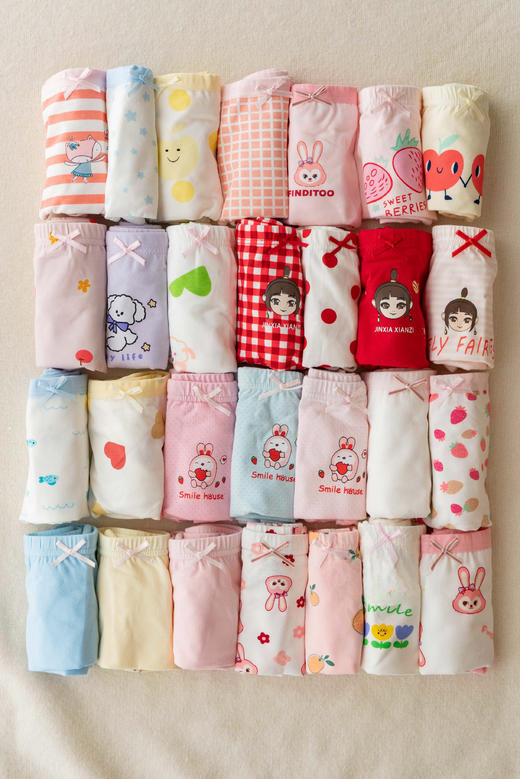 【39.9元/6条】笑乐屋儿童3A级纯棉内裤男童女童平角内裤三角内裤 商品图0