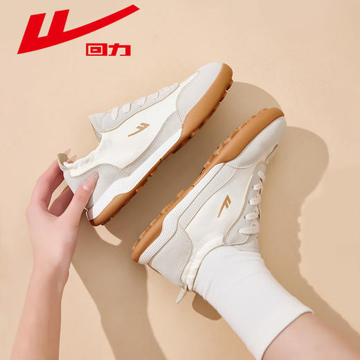 回力女鞋2025新款春季百搭休闲运动单鞋轻便蓝色芭蕾德训鞋子女款WXY(ZA)-4015 商品图6