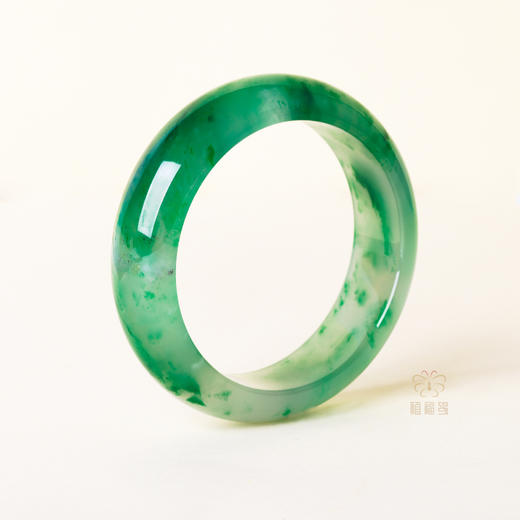 【绿了江南】独龙玉宽版手镯   ZX2507125 商品图1