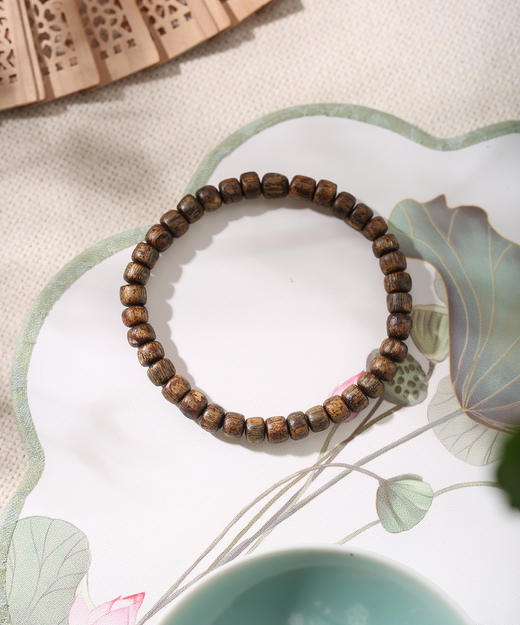 【沉香溯源】算盘珠手串 BCQN365 （特殊商品请在收货之后48小时内申请退换货，过期不予处理！！！） 商品图2