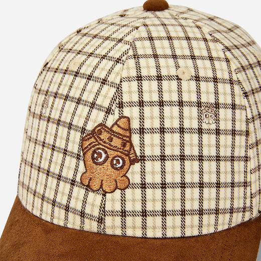 【商场同款】巴拉巴拉儿童帽子男女童棒球帽舒适格子图案时尚复古 商品图3