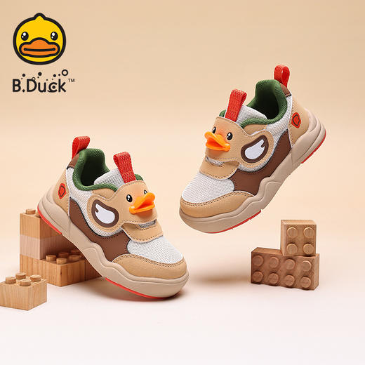 B.Duck小黄鸭童鞋春秋板鞋22-28 B3686817 商品图3