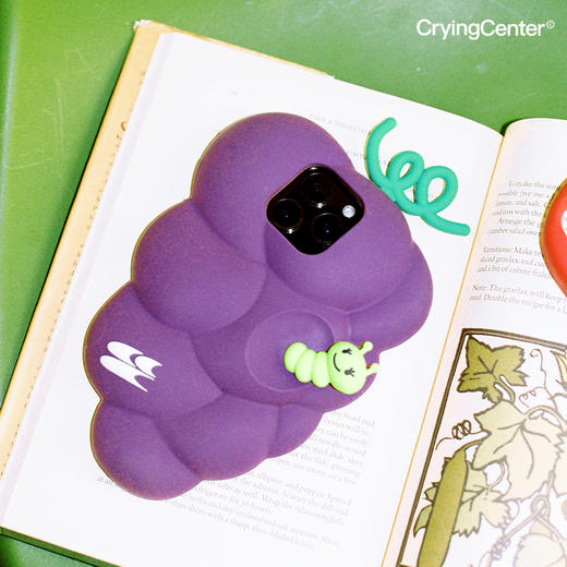 CryingCenter 巨峰葡萄水果虫果园硅胶手机壳 哭喊中心 商品图7