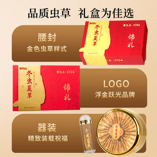 雷允上冬虫夏草20g/盒 商品图2